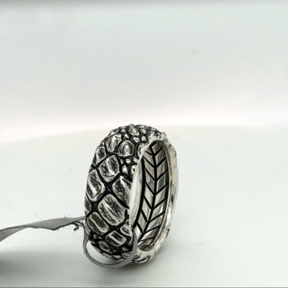 New David Yurman Naturals Gator Ring Men’s 925 Sterling Silver Size 9.5 - Picture 6 of 9
